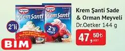 Dr.Oetker Krem Şanti Sade & Orman Meyveli 144 G