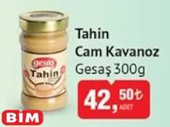 Gesaş Tahin Cam Kavanoz 300 G