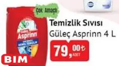 Güleç Aspirin Temizlik Sıvısı 4 L