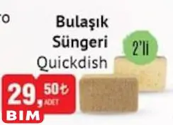 Quickdish Bulaşık Süngeri 2'Li