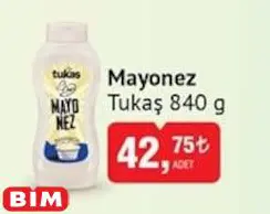 Tukaş Mayonez 840 G