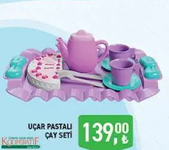 Uçar Oyuncak Pastalı Çay Seti