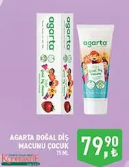 Agorta Doğal Diş Macunu Çocuk 75 ml