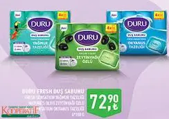 Duru Fresh Duş Sabunu Çeşitleri 4x150 g