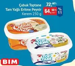 Kerem Çubuk Toptane Tam Yağlı Eritme Peynir 250 G