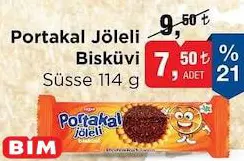 Süsse Portakal Jöleli Bisküvi 114 G