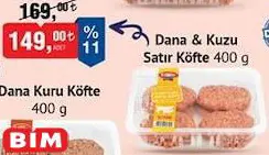 Emin Dana & Kuzu Satır Köfte 400 G