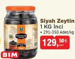 İnci Siyah Zeytin 1 Kg