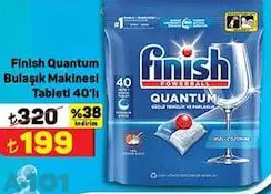 Finish Quantum Bulaşık Makinesi Tableti 40'lı