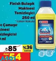 Finish Limon Kokulu Bulaşık Makinesi Temizleyici 250 ml