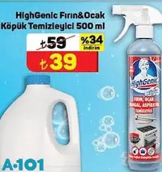 Highgenic Fırın&Ocak Köpük Temizleyici 500 ml