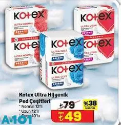 Kotex Ultra Hijyenik Ped Çeşitleri