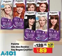 Palette Göz Alıcı Renkler Saç Boyası Çeşitleri