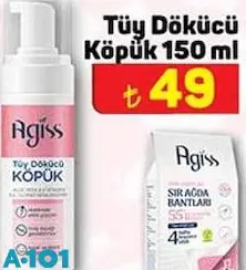 Agiss Tüy Dökücü Köpük 150 ml