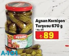 Aysan Kornişon Turşusu 670 g