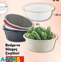 Badya ve Süzgeç Çeşitleri