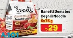 Banetti Domates Çeşnili Noodle 5x75 g