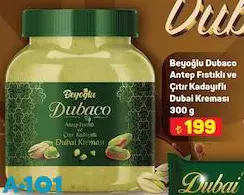 Beyoğlu Dubaco Antep Fıstıklı ve Çıtır Kadayıflı Dubai Kreması 300 g