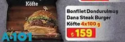 Bonfilet Dondurulmuş Dana Steak Burger Köfte 4x100 g