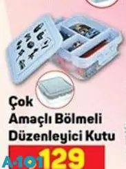 Çok Amaçlı Bölmeli Düzenleyici Kutu