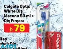 Colgate Optic White Diş Macunu 50 ml+Diş Fırçası