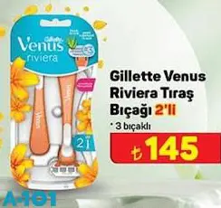 Gillette Venüs Riviera Tıraş Bıçağı 2'li 3 Bıçaklı