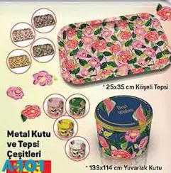 Metal Kutu ve Tepsi Çeşitleri