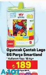 Mgs Oyuncak Çantalı Lego 66 Parça Smartland