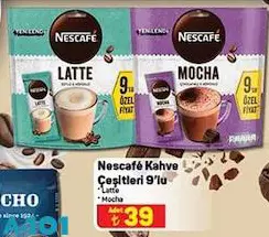 Nescafe Kahve Çeşitleri 9'lu