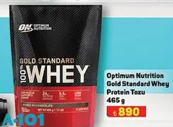 Optimum Nutrition Gold Standard Whey Protein Tozu 465 g