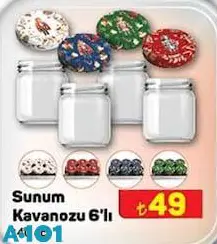 Sunum Kavanozu 6'lı 40 cc