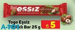 Togo Eşsiz Fındıklı Bar Çikolata 25 g