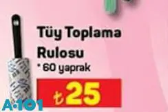 Tüy Toplama Rulosu 60 Yaprak