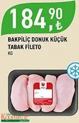 Bakpiliç Donuk Küçük Tabak Fileto kg