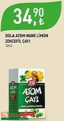 Dola Atom Nane Limon Zencefil Çayı 125 g