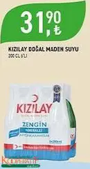 Kızılay Doğal Maden Suyu 200 cl 6'lı