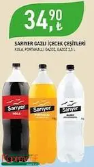 Sarıyer Gazlı İçeçek Çeşitleri 2,5 L