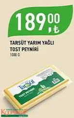 Tarsüt Yarım Yağlı Tost Peyniri 1000 g