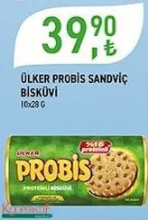 Ülker Probis Sandviç Bisküvi 10x28 g