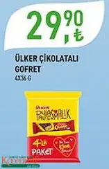 Ülker Çikolatalı Gofret 4x36 g