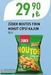 Züber Noutos Fırın Nohut Cipsi Kajun 55 g