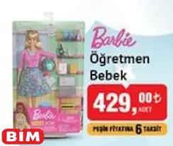 Barbie Oyuncak Öğretmen Bebek