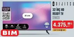 Dijitsu D9800 32 İnç 81Cm HD Ready TV Akıllı Televizyon