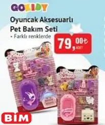 Gokidy Oyuncak Aksesuarlı Pet Bakım Seti