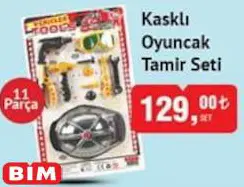 Kasklı Oyuncak Tamir Seti 11 Parça