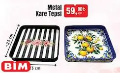 Metal Kare Tepsi Çeşitleri