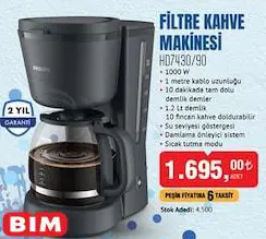 Philips HD7430/90 Filtre Kahve Makinesi