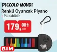 Piccolo Mondi Renkli Oyuncak Piyano