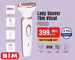 Polosmart PBS503 Lady Shaver Tüm Vücut