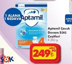 Aptamil Çocuk Devam Sütü Çeşitleri 250 g